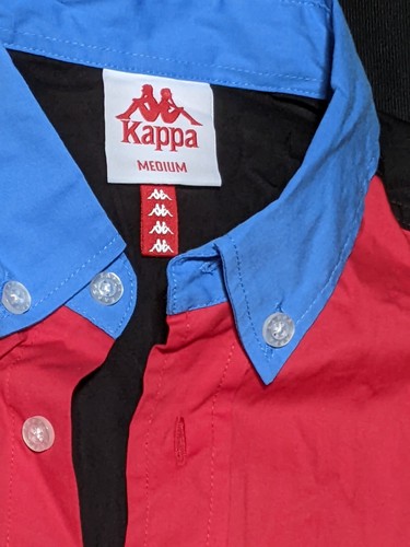 Camicia Kappa Color Block Funky Vintage Retrò Grande Nuova - Foto 3 di 4