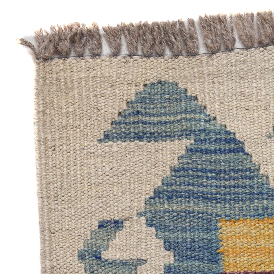 Anatolian Hand Woven Traditional Afghan Kilim Runner Chobi Rug 2'0x6'10ft B30465 - Image 3 of 4