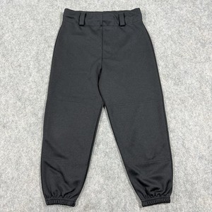 Easton Pull Up Drawstrings Baseball Pants Boy's Sz YM/EM (Actual 23x17.5) Black