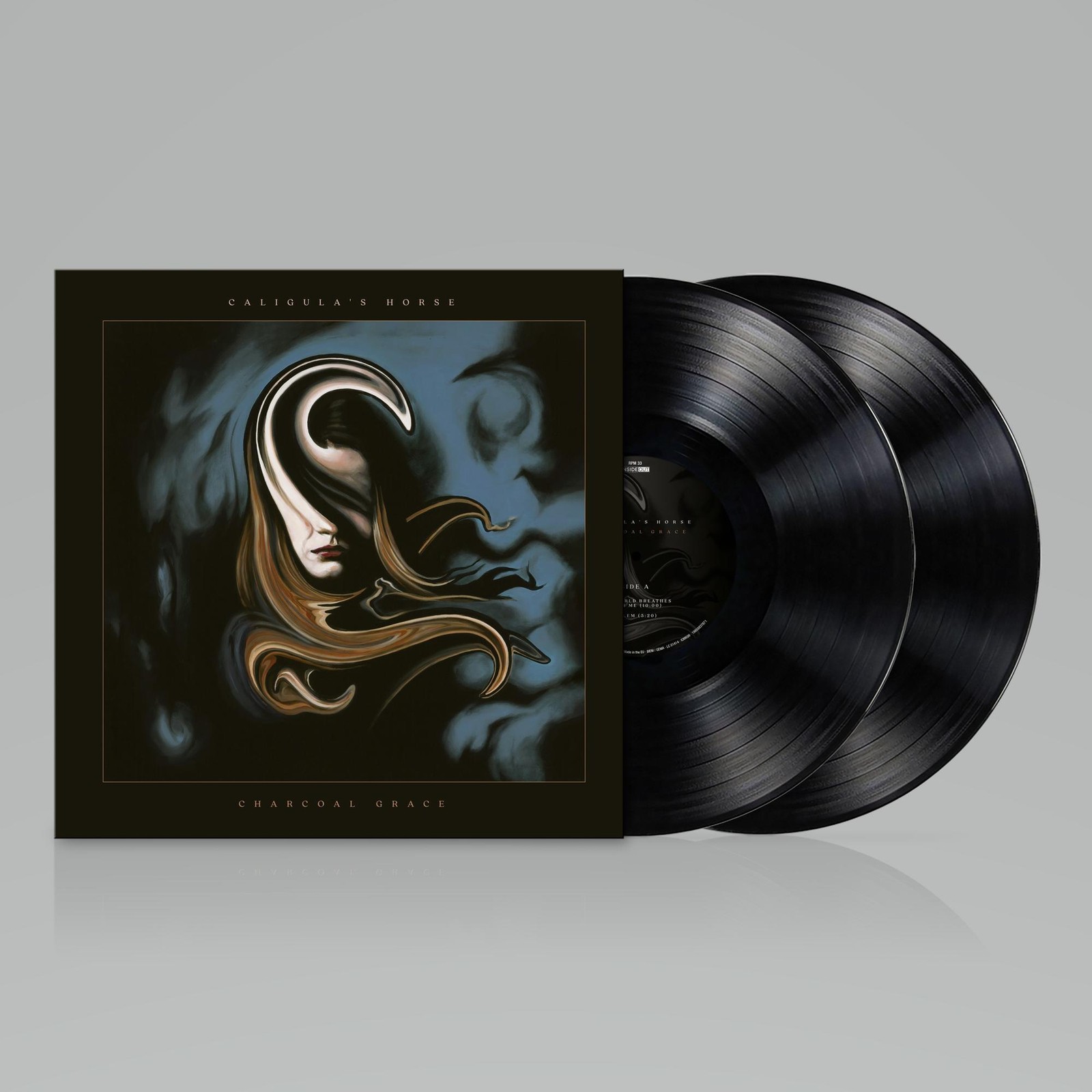 Caligulas Horse-Charcoal Grace-2LP Black-EXCLUSIVE 2-SIDED ART PRINT-NEW/SEALED