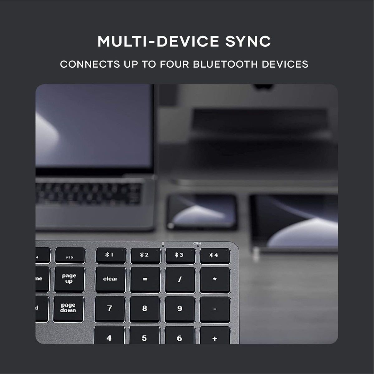 SATECHI MX3 Slim Bluetooth Backlit Keyboard & Mouse Combo w