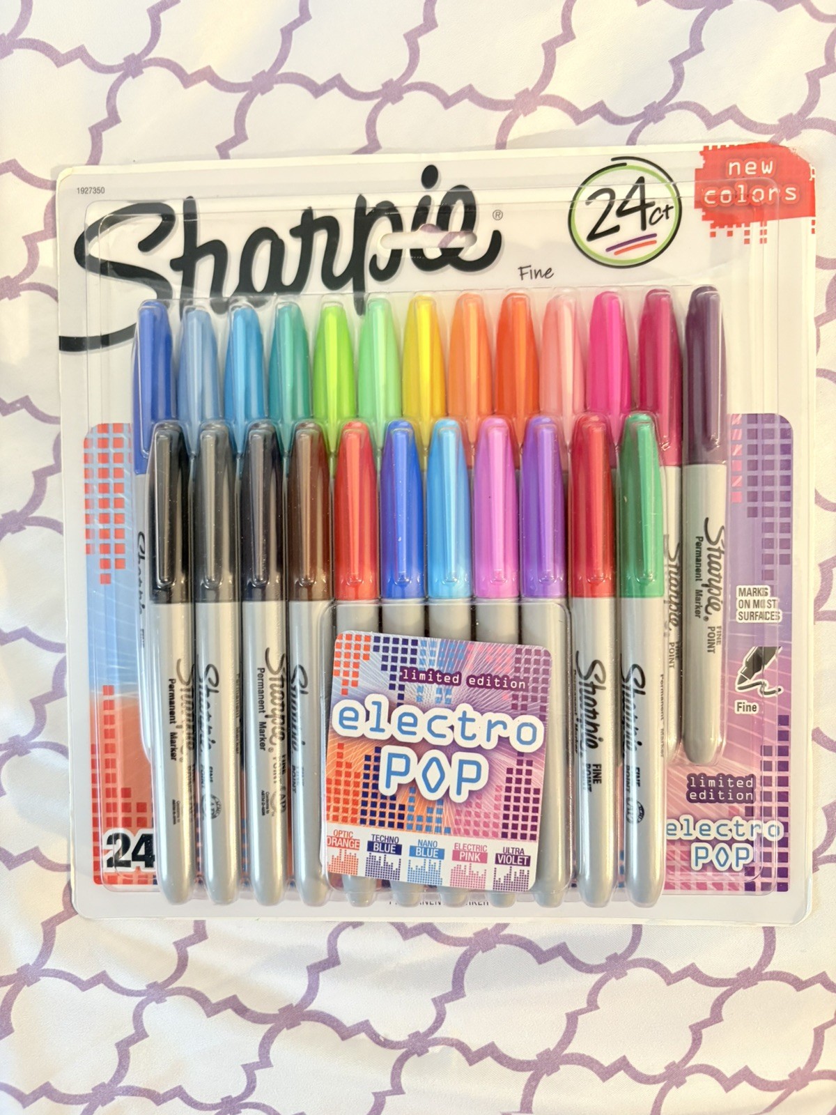 Sharpie Electro Pop Limited Edition Marker Assorted 24/Pack