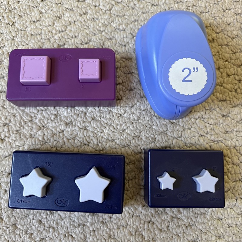 Paper Punch Lot—4 Punches