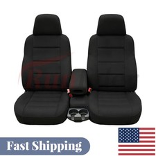 Seat Covers For Chevy S10 1998-2003 Front 6040 Split Bench Sandwich Fabric