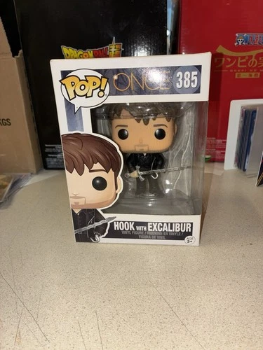 NEAR MINT Funko Pop! Hook with Excalibur 385 Once Upon a Time Vaulted Television