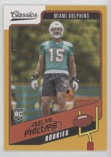 2021 Panini Classics Rookies Timeless Tributes Gold 76/99 Jaelan Phillips 0c3
