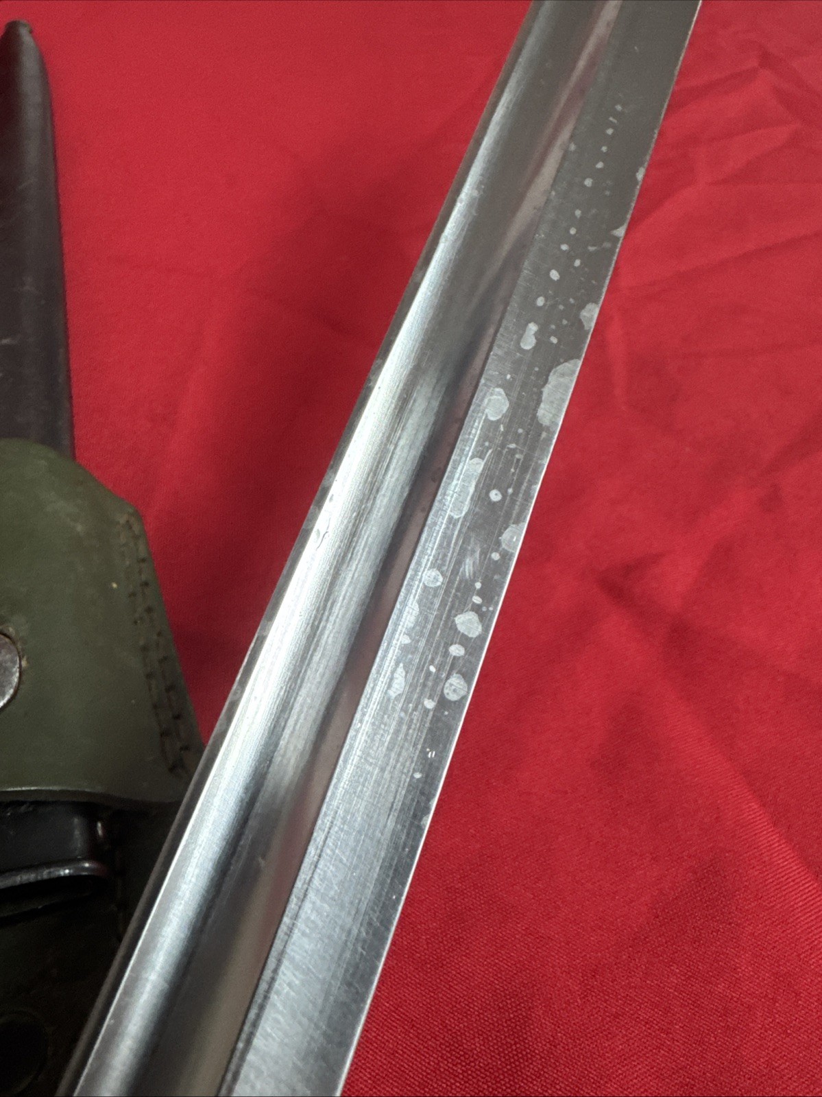 Pre-WW1 Argentine Army M1909 Mauser Sword Bayonet & Steel Scabbard MATCHING A948