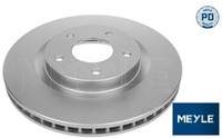 2X Bremsscheibe Meyle 36-155210071/PD 2 Bremsscheiben Vorderachse Vorne