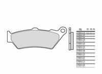 Brembo Street Sintermetall BremsbeläGe - 07BB03SP