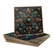 24PCS Removable Art Wall Tile Decal Peel Stick Backsplash Tiles Stickers Se...