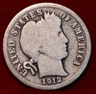 1912 Philadelphia Mint Silver Barber Dime — photo 1
