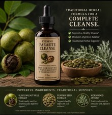 Extreme Parasite Cleanse Drops 2 oz Black Wal...