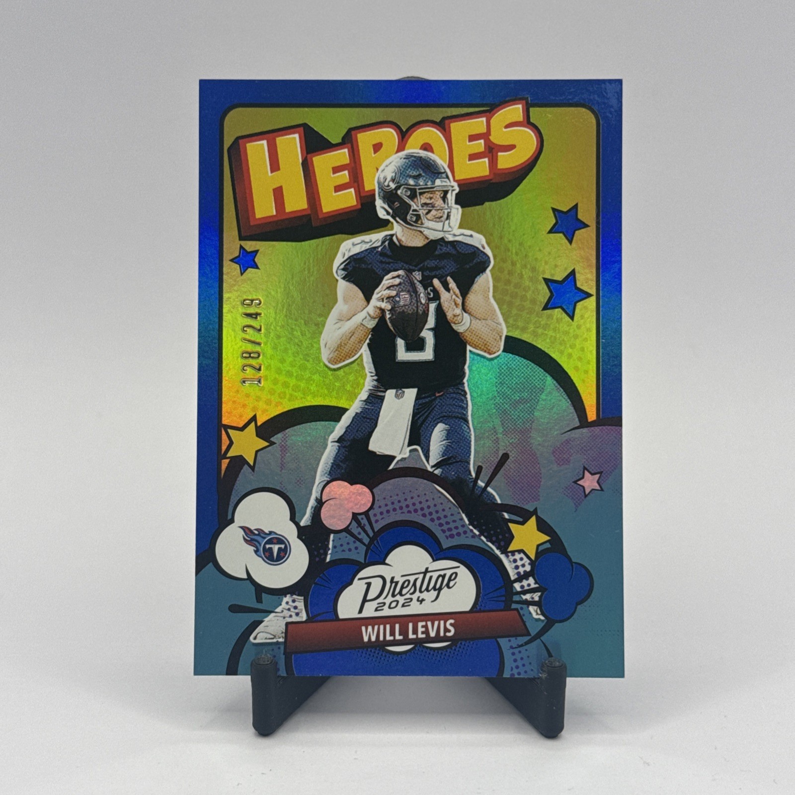 2024 Panini Prestige - Heroes Will Levis #15 Xtra Points Blue /249