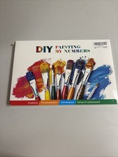 DIY Painting by Numbers Kit with Brushes and Paints some Box Damage G24
