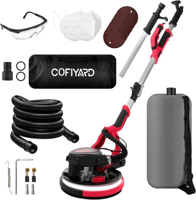 #ad Drywall Sander with Vacuum Dust Collector1250W Electric Drywall Sander 7 Varia $124.45