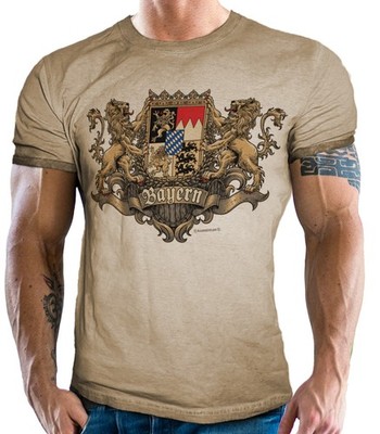 Lobo Negro T-Shirt Bayern Wappen S M L  XL XXL XXXL XXXXL