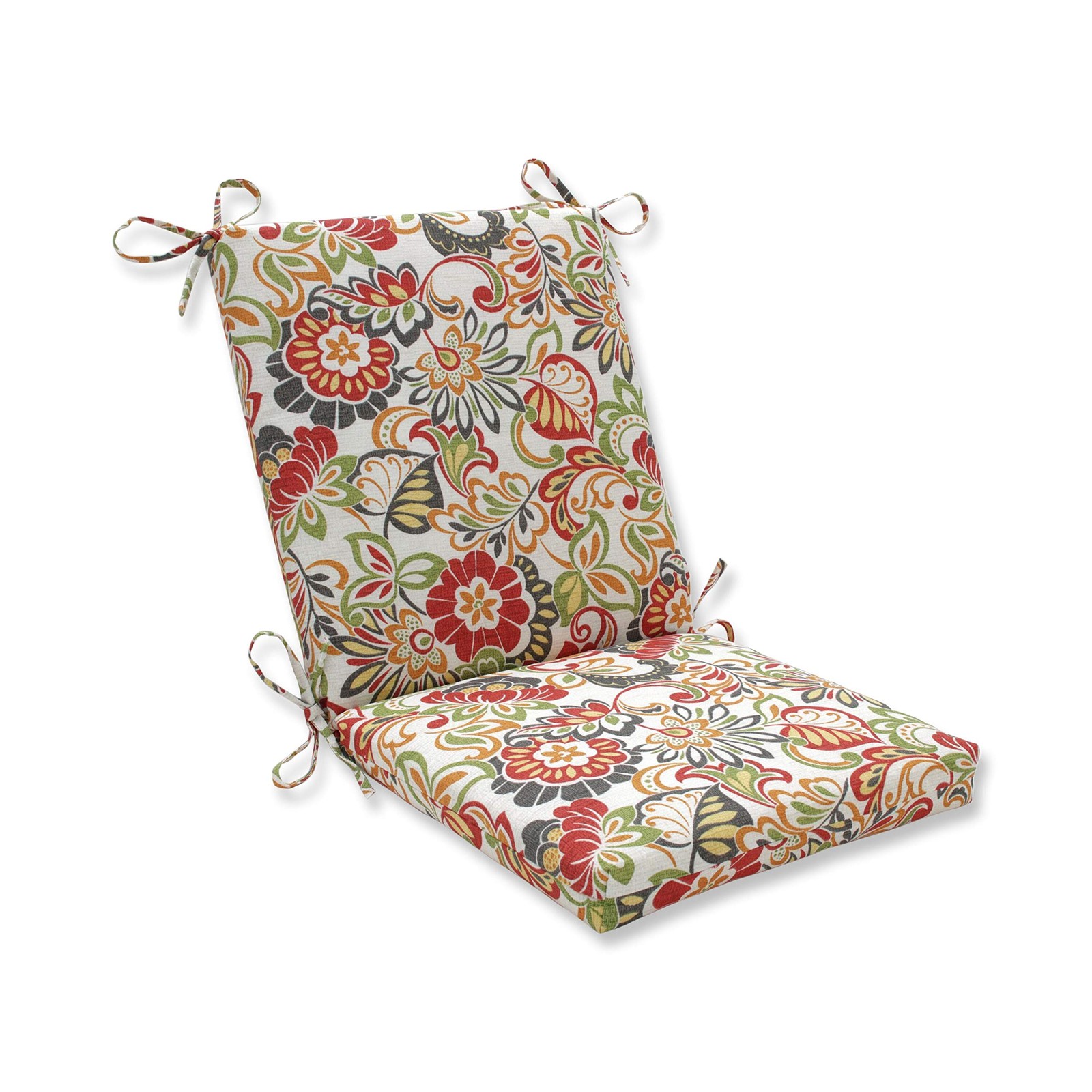 Cushion Set 36.5x18 Green Red