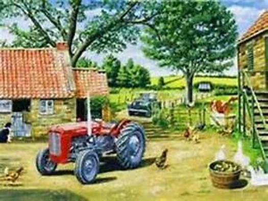 Pride & Joy Tractor Tuftop Worktop Saver Glass Chopping Board various sizes