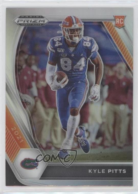 2021 Panini Prizm Draft Picks Silver Prizm Kyle Pitts #108 fv8