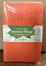 Field Notes Autumn Trilogy Limited Edition Notebooks Fall 2019 FNC-44 NEW SEALED