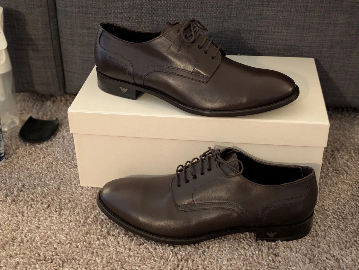 Emporio Armani Brown Dress Shoes for Men for sale | eBay