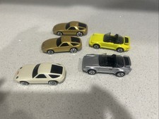 Hot Wheels Die Cast 1:64 Porsche, Set Of 5 Loose, As Is.