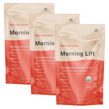 Organic Mushroom Coffee - Instant Blend with Lion's Mane Cordyceps 3 Pack