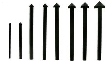 PMC Silver Metal Series 8 Piece Plastic Round Jewel Stone Setter Tool 2-10mm
