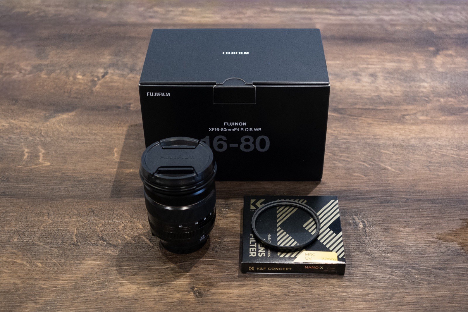 Fujifilm 16-80mm F/4 R OIS WR Zoom Camera Lens for Fuji x Mount w/ Box And UV