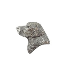 Black Lab Pewter Lapel Pin Brooch - USA Made - Hand Crafted