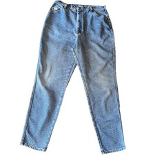 80  s 90  s USA LEE Riders 305 Womens Sz 18 Jeans Super High Rise Taper Mom VTG