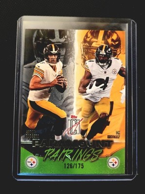 2025 Topps Signature - Paramount Pairings - Aaron Rodgers DK Metcalf - Lime /175