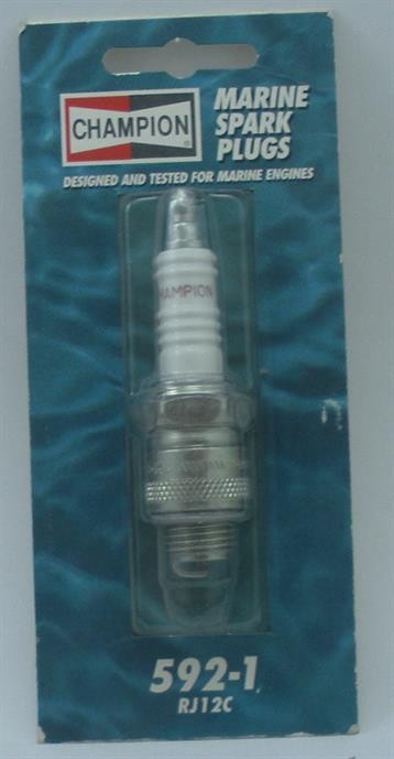 Champion 592-1 RJ12C Spark Plug Pack of 4
