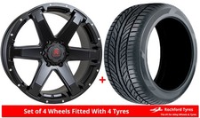 Alloy Wheels & Tyres 20" Tomahawk Chinook For Infiniti QX80 13-22