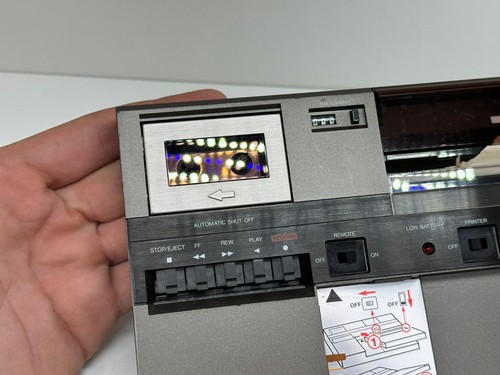 Sharp CE-125 Drucker und Cassettenlaufwerk - UNGEPRÜFT! Lesen ⚡BLITZBEREIT⚡ - Afbeelding 3 van 11
