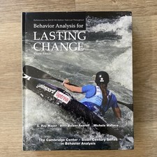 Behavior Analysis for Lasting Change Hardcover