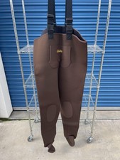 Cabela's Neoprene Chest Waders Mens 2XLS Brown Stockingfoot Fishing Hunting