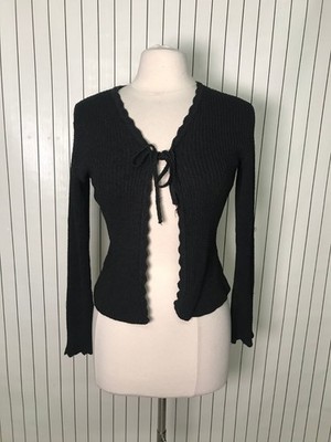3 Suisses Women's Black Cardigan Long Sleeve
