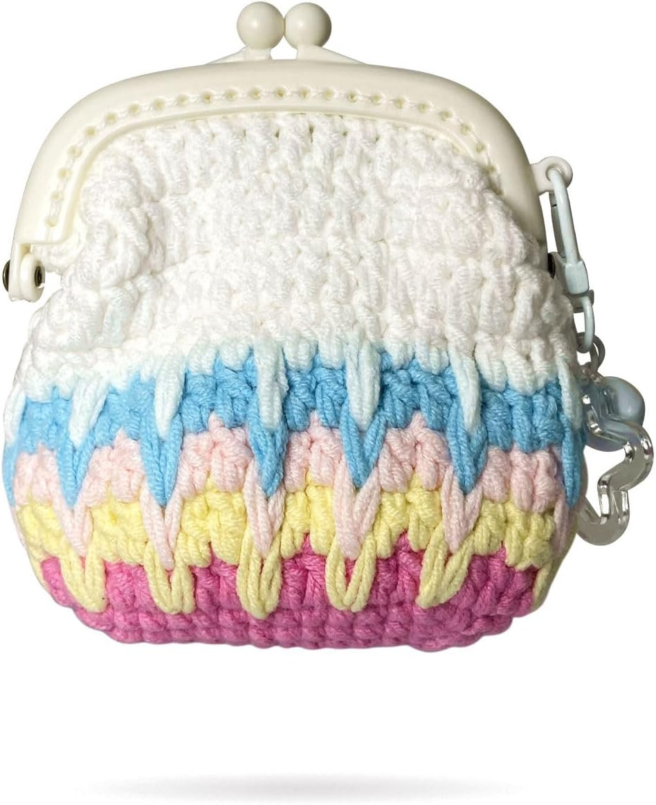 Crochet Case for TAGRY X08, TOZO NC3, NC9, Soundcore Sport X20, Jlab Go Air Pop+