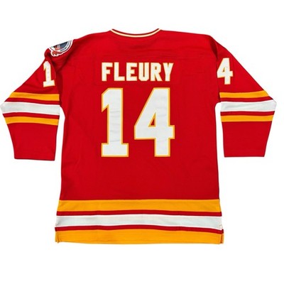 Mitchell & Ness Theo Fleury Calgary Flames '89 Stanley Cup Jersey