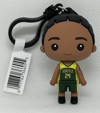 2025 WNBA Jewell Loyd Seattle Storm Figural Bag Clip (New, Open Bag)