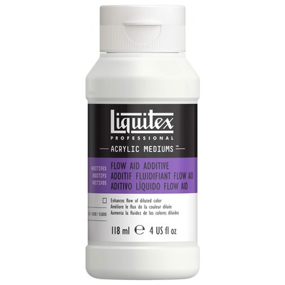 Flow Aid Paint 4 Fl Oz for Acrylic Color and Medium Enhanced Blending