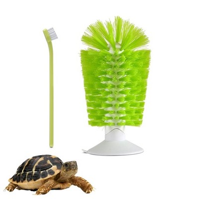 Turtle Brush with Suction Cup Turtle Brush Turtle Tank Accessories for Remove Tu