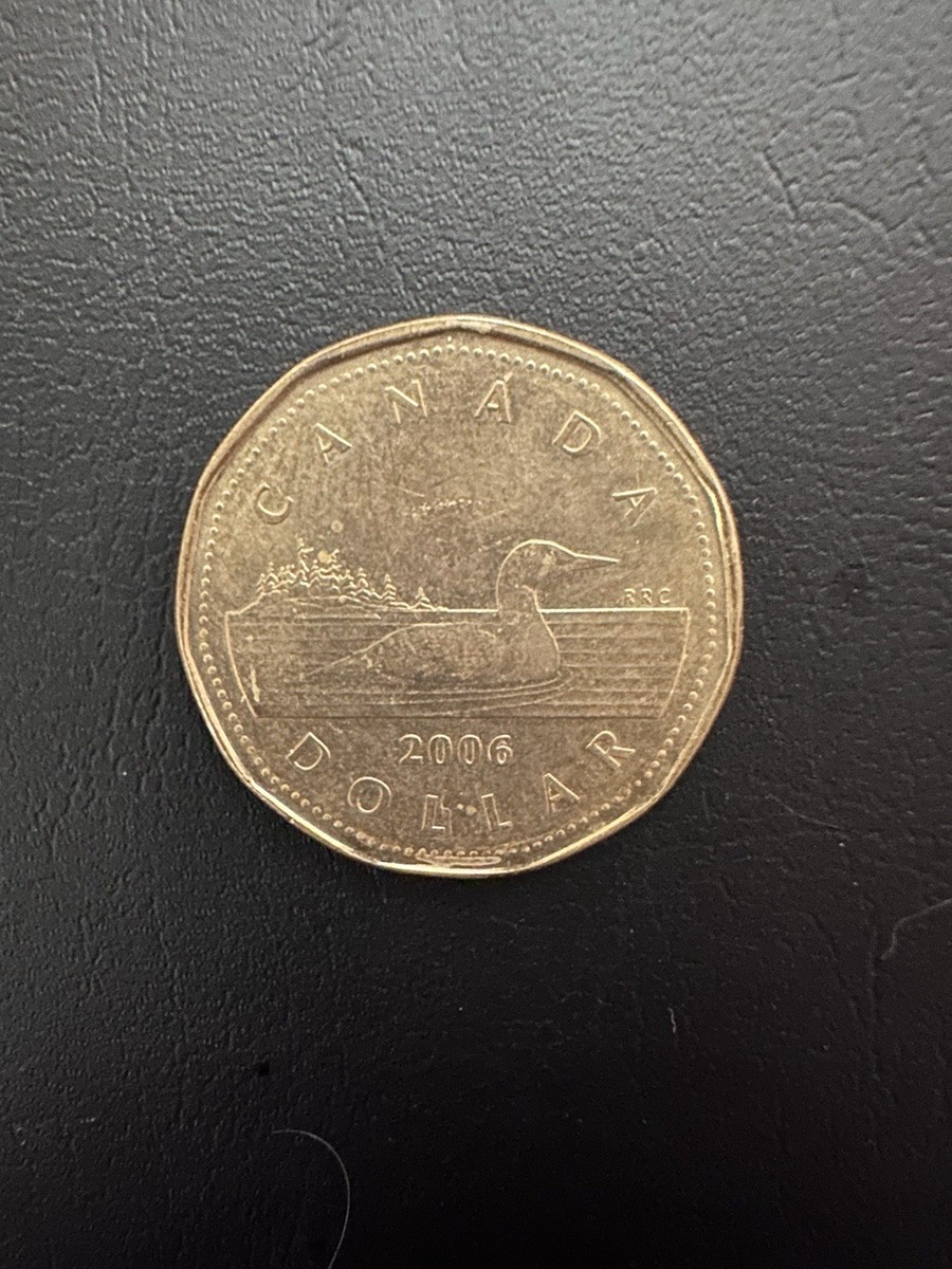 A 2006 Canadian Dollar coin with Queen Elizabeth Il & a Duck | eBay