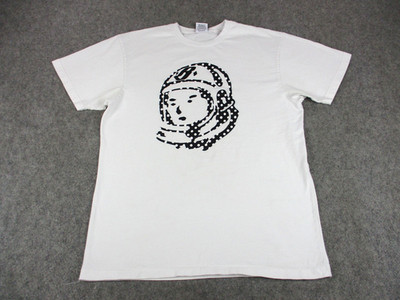 Billionaire Boys Club Shirt Mens XL White Polka Dot Astronaut Street Wear Tee