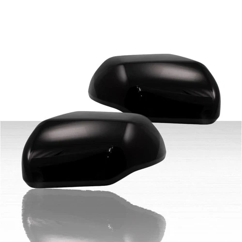 Set of 2 Clip-On Mirror Covers for 2022-2025 Nissan Frontier - Gloss Black