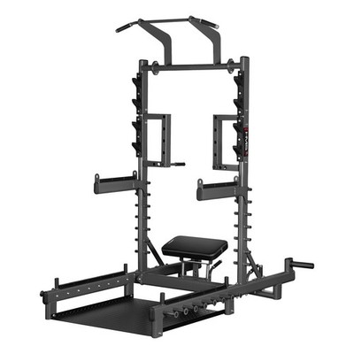 SMP01 MULTIFUNKTIONSSTÄNDER MIT GEWICHTHEBEN UND HIP THRUST PLATTFORM COMMERCIAL