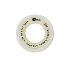 1 x PTFE Gas Thread Seal Tape White Teflon Tape 12mm x 5m for LPG, Natural Gas