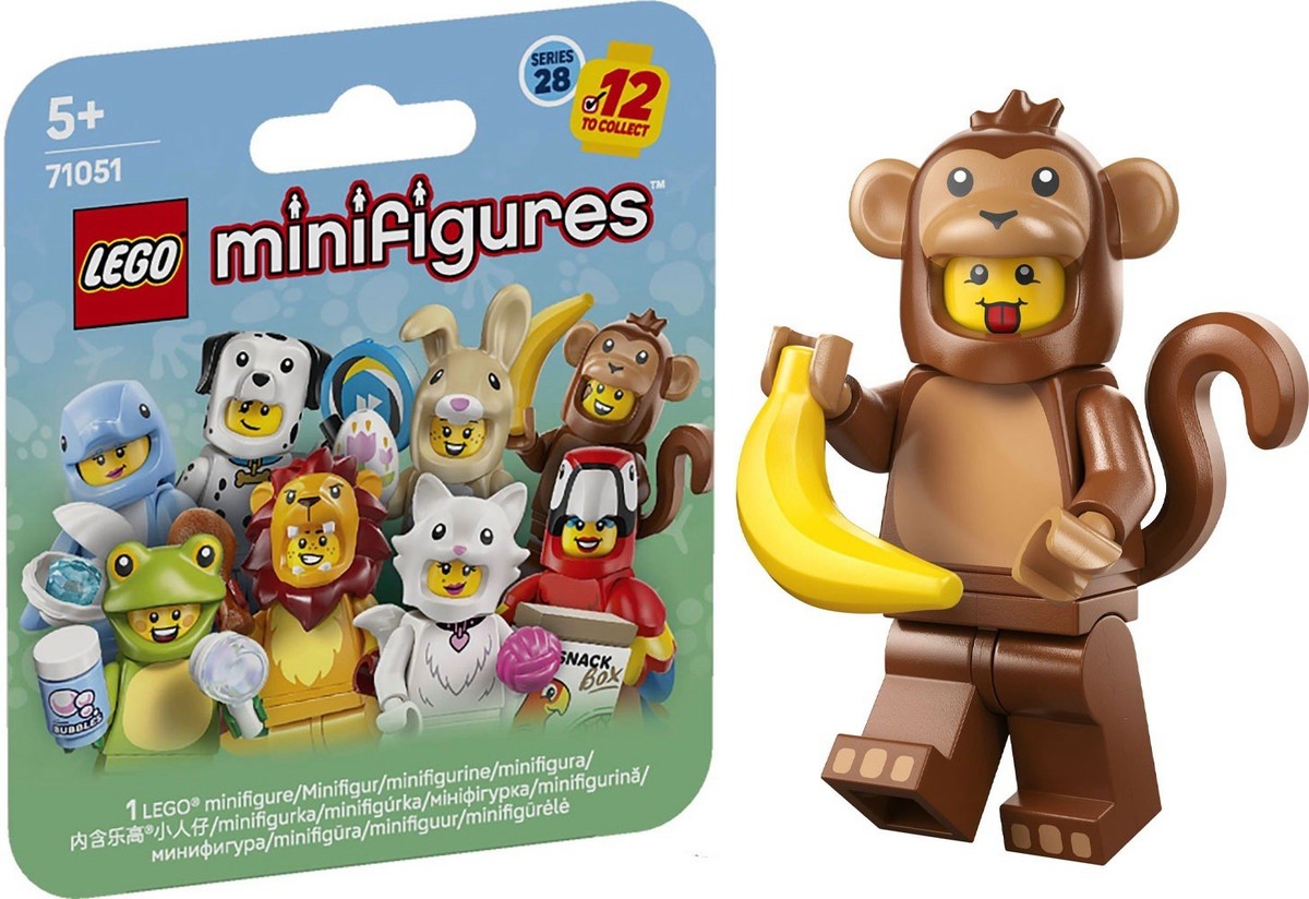 LEGO Minifigure Series 28: Monkey Cstm. Guy (71051-4) Sealed | eBay