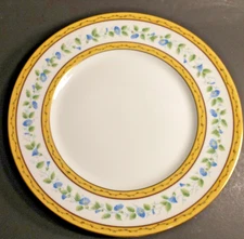 Raynaud Ceralene Morning Glory Dinner Plate Limoges 10.75" wide Blank center